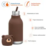 Botella Asobu Bestie 460Ml - Brown Bear