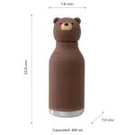 Botella Asobu Bestie 460Ml - Brown Bear