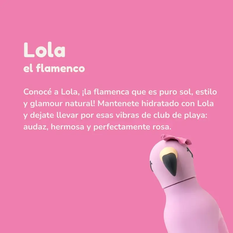 Botella Asobu Bestie 460Ml Flamingo