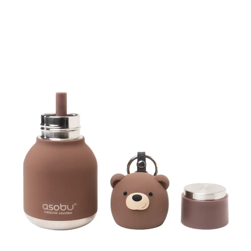 Botella Asobu Mini Bestie 200Ml Brown Bear