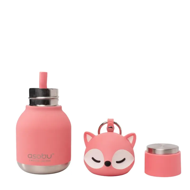 Botella Asobu Mini Bestie 200Ml Pink Fox