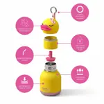 Botella Asobu Mini Bestie 200Ml - Ducky