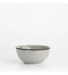Set De 6 Bowl Pedra Rocha Vajilla Porcelana Gris