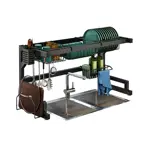 Escurridor Secaplatos Grande Acero Inoxidable Negro Waggs