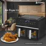 Freidora airfryer digital doble ventana 9 lt Suono