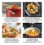 Kitchenaid Batería Antiadherente Cerámico 10pz