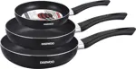 Set de sartenes de 3 Piezas Daewoo