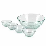Set Durax 4 Compoteras + 1 Ensaladera Firenze JCE468