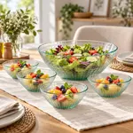 Set Durax 4 Compoteras + 1 Ensaladera Firenze JCE468