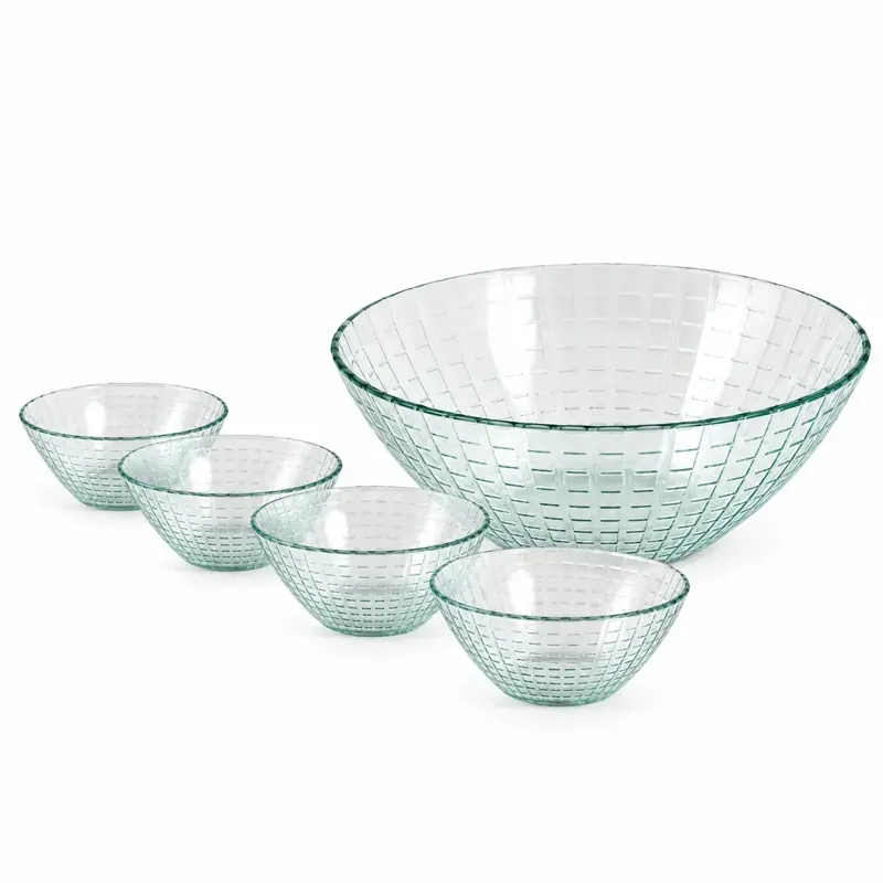 Set Durax 4 Compoteras + 1 Ensaladera Firenze JCE468