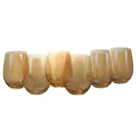 Set X6 Vaso Vidrio Copa Copón ...