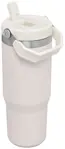 Botella de agua Stanley IceFlow de acero inoxidable de 900 ml, color rosa