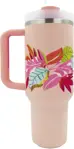 Vaso QUENCHER 2.0 10-10824-783 - 1.1L, Garantía Vida, Tropic Flower