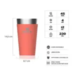 Vaso Stanley Pinta 473Ml - Coral