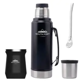 Kit De Termo Negro 1L, Mate Negro Y...