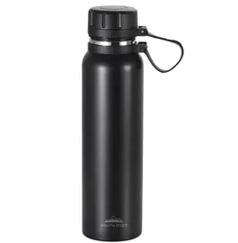 Botella Térmica Negra  850Ml Con Ta...