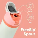 Botella de agua Owala FreeSip de acero inoxidable con aislamiento, 1,2 L