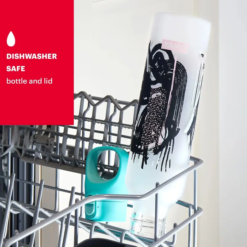 Botella de agua Pyrex que cambia de color, 500 ml, con revestimiento de silicona