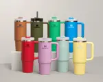 Vaso Stanley Quencher H2.0 con mango y pajita, 900 ml