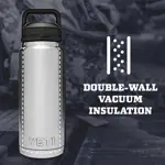 Botella YETI Rambler de acero inoxidable con aislamiento al vacío de 750 ml