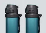 Taza inoxidable Zojirushi SM-QHE48GK Flip-and-Go 470 ml, color verde azulado