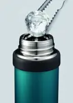Taza inoxidable Zojirushi SM-QHE48GK Flip-and-Go 470 ml, color verde azulado