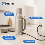 Termo Eléctrico Vitta 1 Litro 2 En 1 Mate Y Bombilla T-Mate