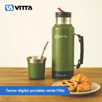Termo Eléctrico Vitta 1 Litro 2 En 1 Mate Y Bombilla T-Mate