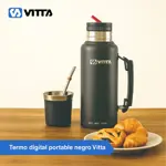 Termo Eléctrico Vitta 1 Litro 2 En 1 Mate Y Bombilla T-Mate