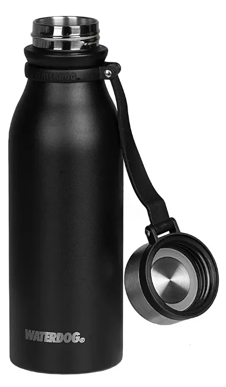 Botella Termica Waterdog BUHO600BK 600ml Hermetica