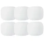 Set X6 Platos Playos 28X24cm Porcelana Shift Blanco