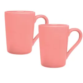 Set X2 Jarros Mug 230 Cc Rosa 