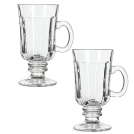 Set X 2 Jarros Mug 240 Cc Facetados