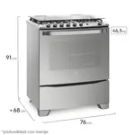 Cocina a Gas Electrolux 76GSR