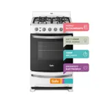 Cocina a Gas Gafa CGB56 Blanca