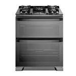 Cocina a Gas Electrolux Expert 5 Hornallas Doble Horno, PerfectCook360 y VaporBake Inox F5EAD