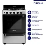 Cocina Cd5603Ai0 56Cm 4 Hornallas Ix Drean