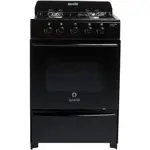 Cocina Gas Natural ESCORIAL MASTER CLASSIC 4 Hornallas 56 CM Negro