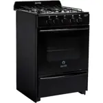 Cocina Gas Natural ESCORIAL MASTER CLASSIC 4 Hornallas 56 CM Negro