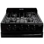 Cocina Gas Natural ESCORIAL MASTER CLASSIC 4 Hornallas 56 CM Negro