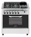 Cocina Usman Compact C/plancha 80cm Vidrio Pta Vidrio