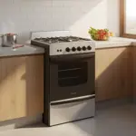 Cocina Longvie 13331xf Gas Natural 4 Hornallas Acero Inoxidable