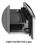 Cocina Longvie 13331xf Gas Natural 4 Hornallas Acero Inoxidable
