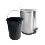 Cesto Residuos Tacho Acero Inox. Pedal 20 Lts Hogar Actual