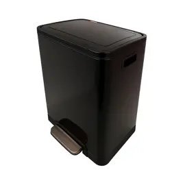 Cesto Doble Residuos 30 Lts Negro C...