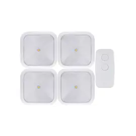 Luz Led Pack X 4U Con Control Remo...
