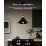 Lámpara De Techo Colgante Gadnic De Hierro 22 Cm E27 Cable 1 Metro