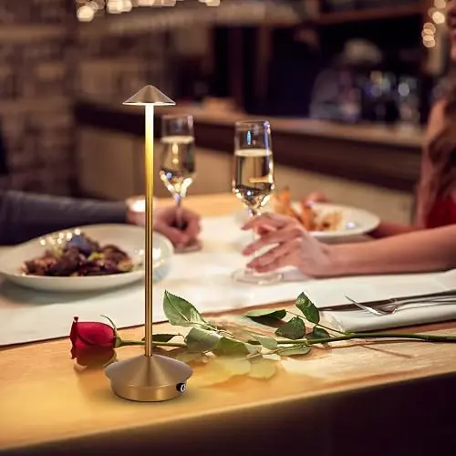 Lámpara De Mesa Inalámbrica, Paquete De 2, Lámpara