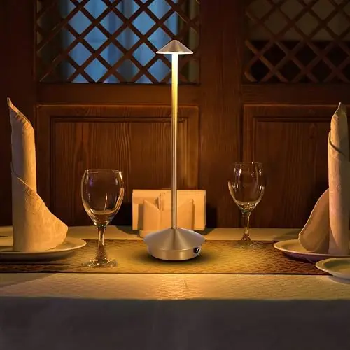 Lámpara De Mesa Inalámbrica, Paquete De 2, Lámpara