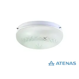 Plafon Blanco Led Tallado 1 Luz